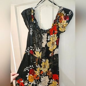Band of Gypsies M Floral High Low Dress